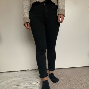 Reformation jeans skinny black jeans 26